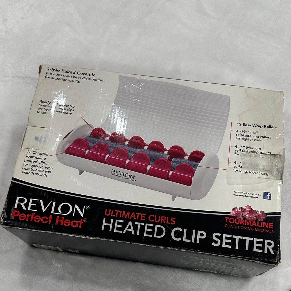 Revlon Hair Roller Set with Pink Rollers - Picture 4 of 9